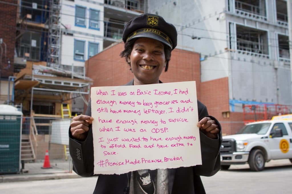 Portrait from Humans of Basic Income featuring woman